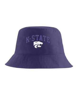 Men's Purple Kansas State Wildcats Apex Striped Bucket Hat