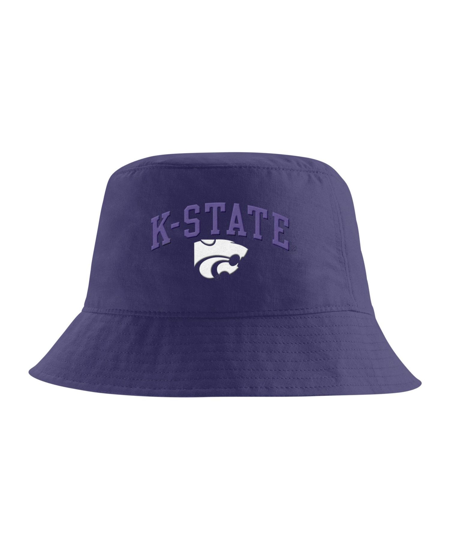 Men's Purple Kansas State Wildcats Apex Striped Bucket Hat