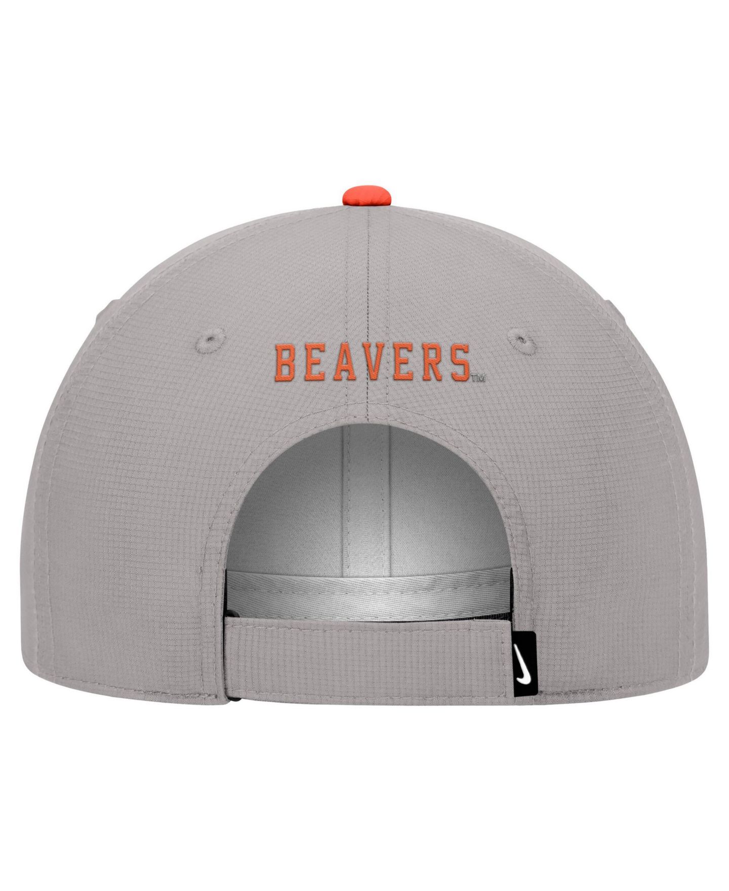 Мужская кепка Nike Gray Oregon State Beavers Ripstop Dri-FIT Adjustable Hat — фото 2