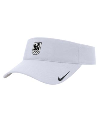 Men's White LA28 Summer Olympics Ace Dri-FIT Adjustable Visor