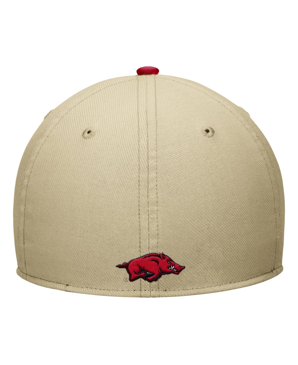Nike Men's Beige/Cardinal Arkansas Razorbacks Dri-fit SwooshFlex Hat