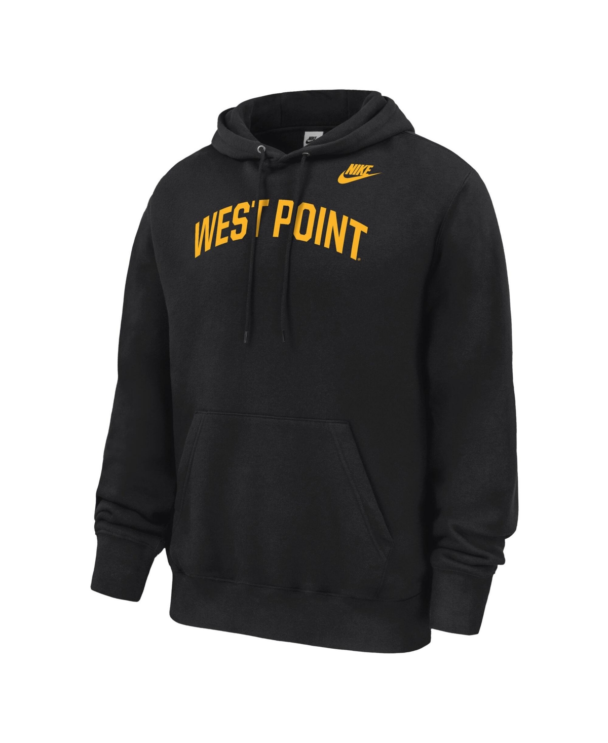 Nike Men's Black Army Knights 2026 West Point Classic Collection Club Fleece Hoodie