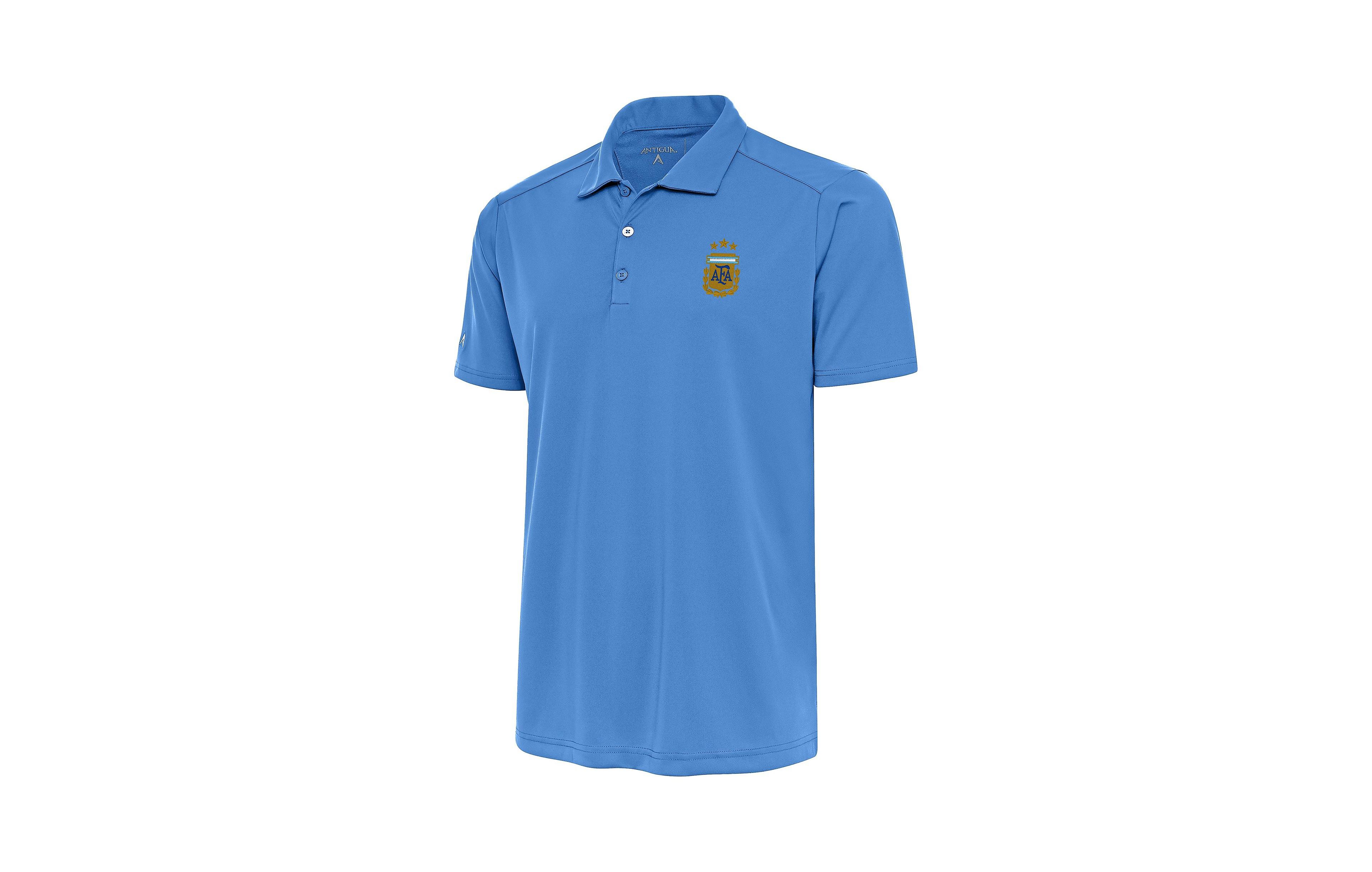 Antigua Men's Powder Blue Argentina National Team Tribute Polo Shirt