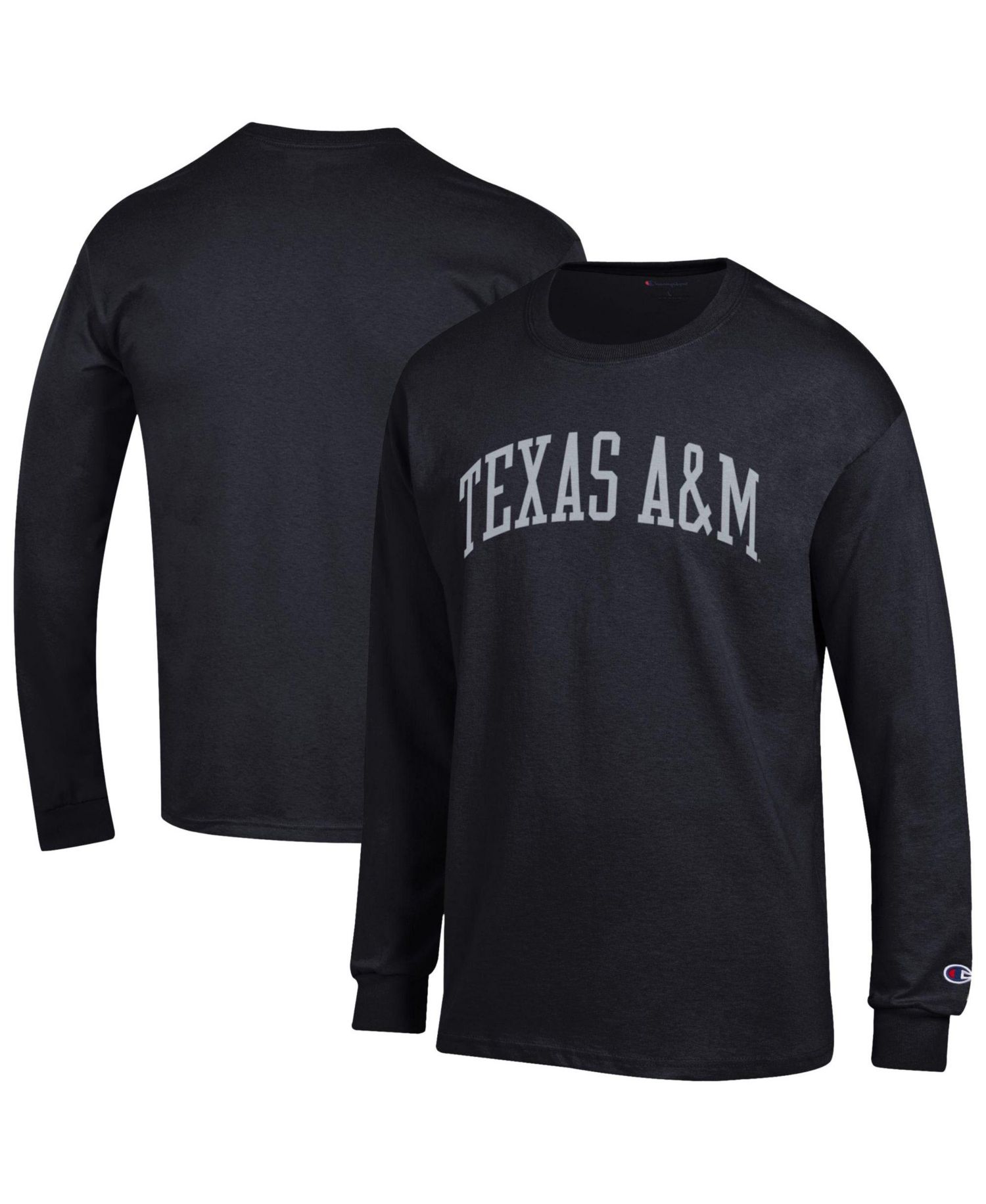 Men's Maroon Texas A&M Aggies Basic Arch Long Sleeve T-Shirt