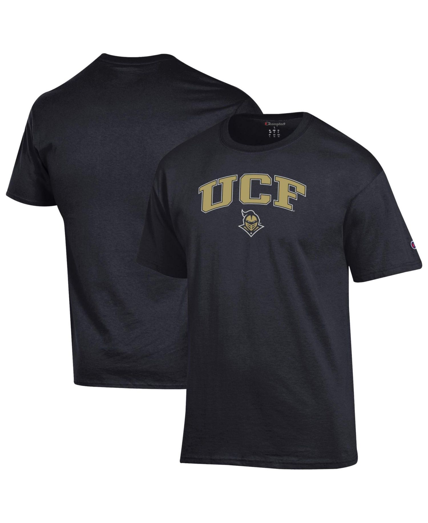 Men's Champion Gold UCF Knights Arch Over Logo T-Shirt