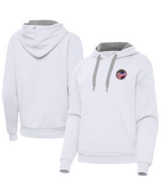 Women's White Indiana Fever Victory Pullover Hoodie