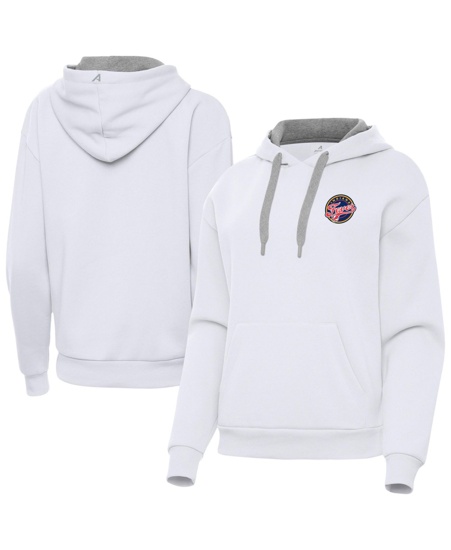 Women's White Indiana Fever Victory Pullover Hoodie
