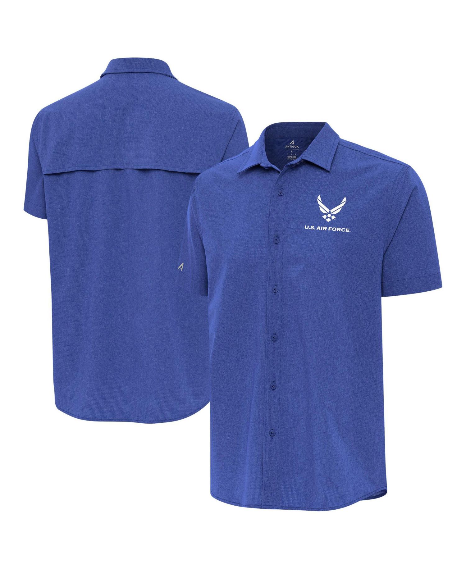 Men's Royal Air Force Activate Woven Short Sleeve Button-Up Shirt