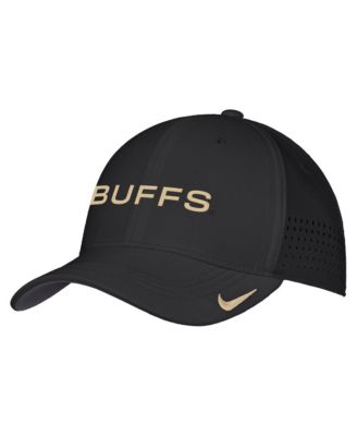 Men's Black Colorado Buffaloes 2026 On-Field AeroBill SwooshFlex Dri-FIT Hat