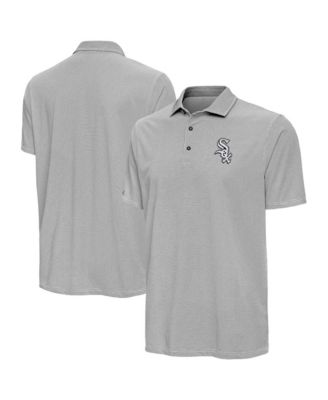 Men's Black/White Chicago White Sox Pave Polo Shirt