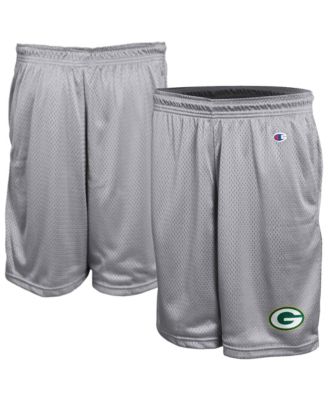 Men's Gray Green Bay Packers Classic Mesh Shorts
