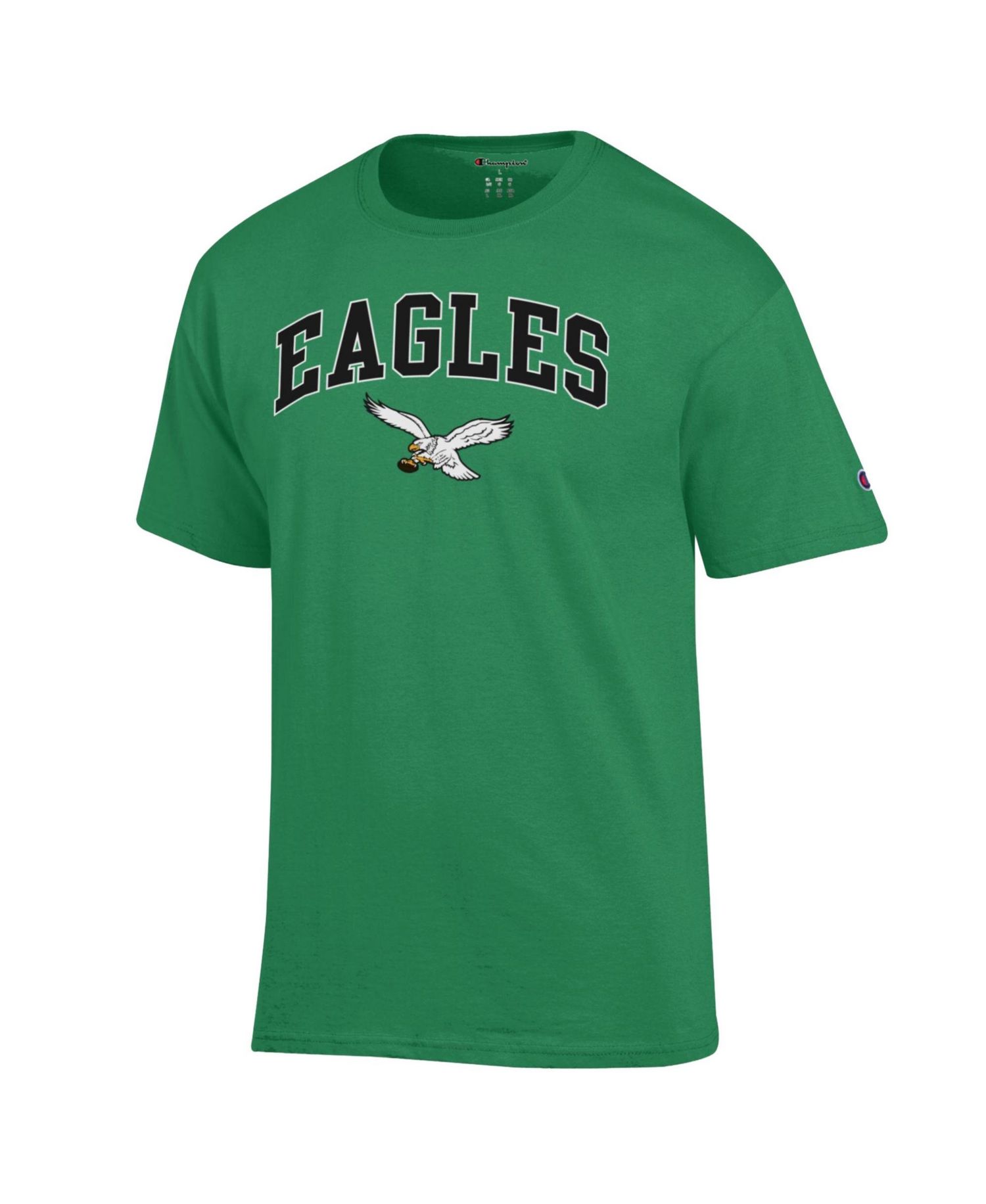 Men's Kelly Green Philadelphia Eagles Arch Over Logo T-Shirt