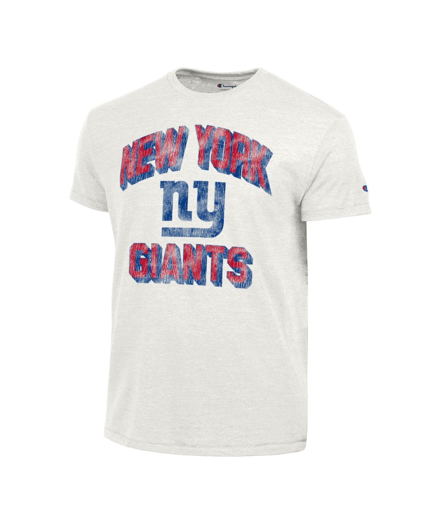 Men's White New York Giants Ultimate Tri-Blend T-Shirt