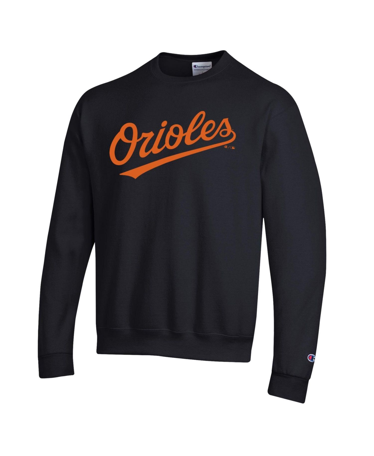 Men's Black Baltimore Orioles Powerblend Wordmark Sweatshirt