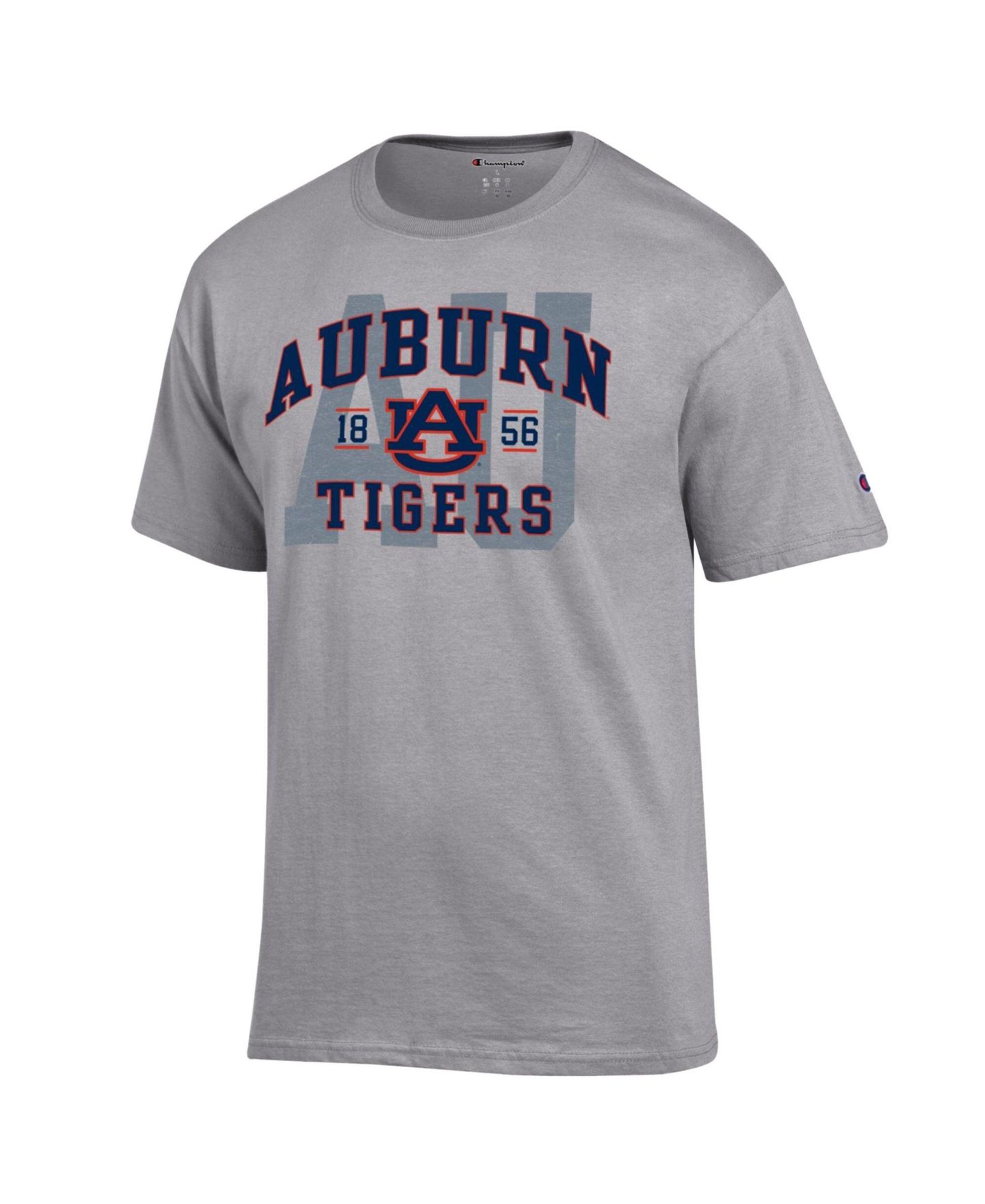 Мужская футболка Champion Heather Gray Auburn Tigers Varsity — фото 2