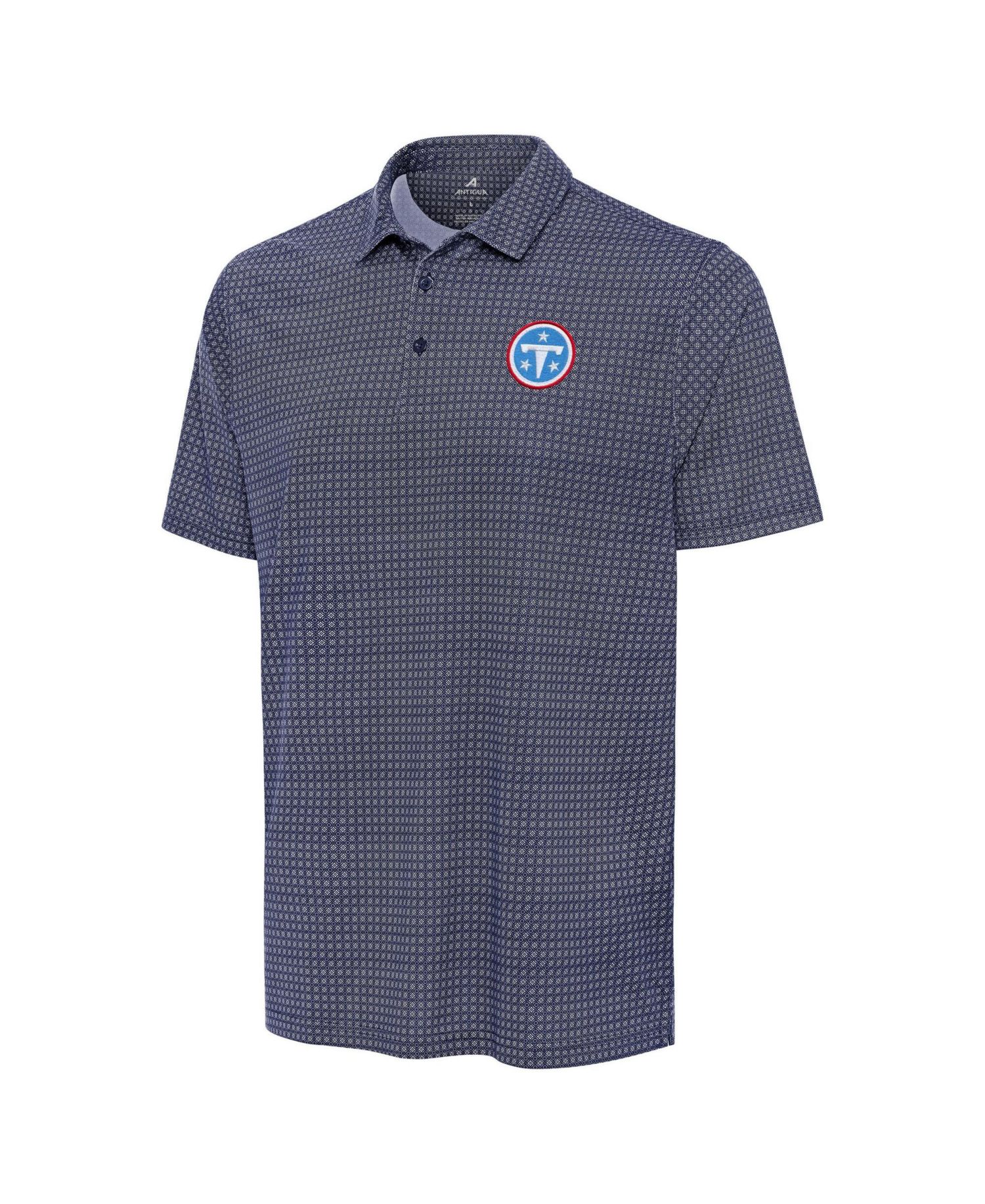 Men's Navy Tennessee Titans Mosaic Polo Shirt