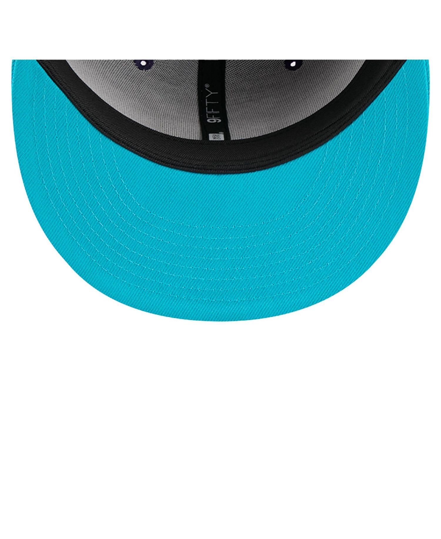 Men's Purple Charlotte Hornets Two-Tone 9FIFTY Snapback Hat