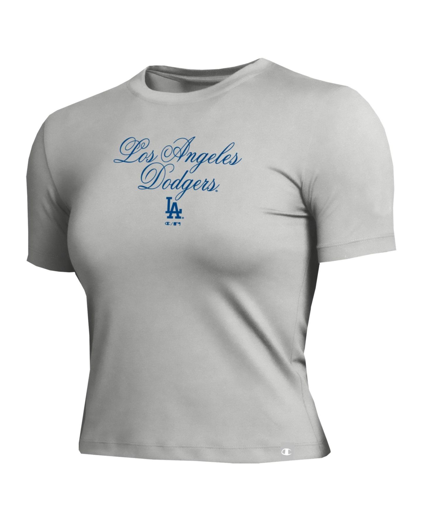 Женская футболка Champion Los Angeles Dodgers Cropped Fitted Graphic — фото 2