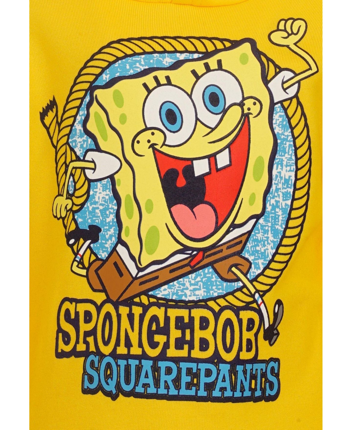 Детский комплект SpongeBob SquarePants Nickelodeon для мальчиков: флисовое худи и штаны, цвет: Жёлтый — фото 4