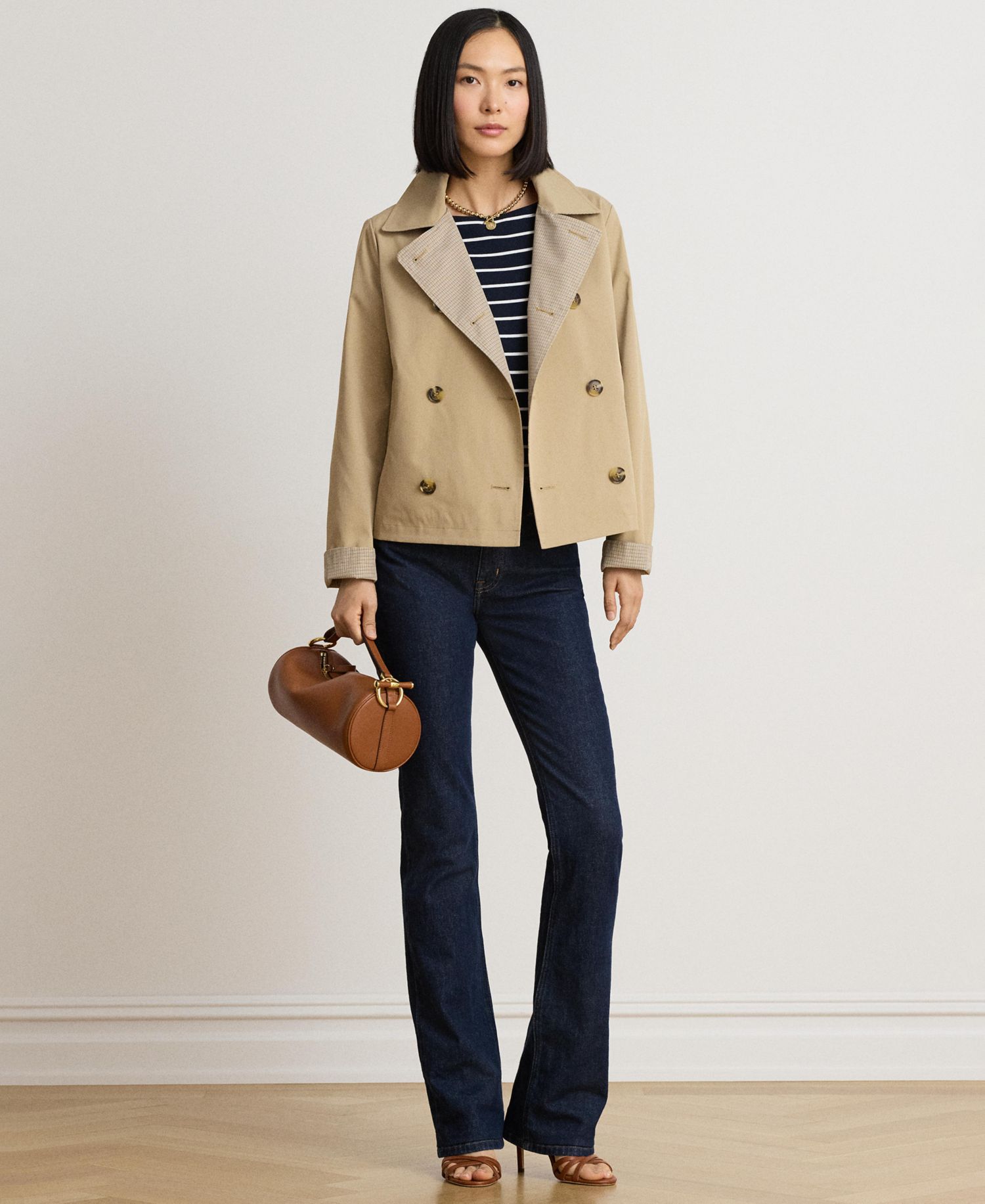 Women's Reversible Short Trench
