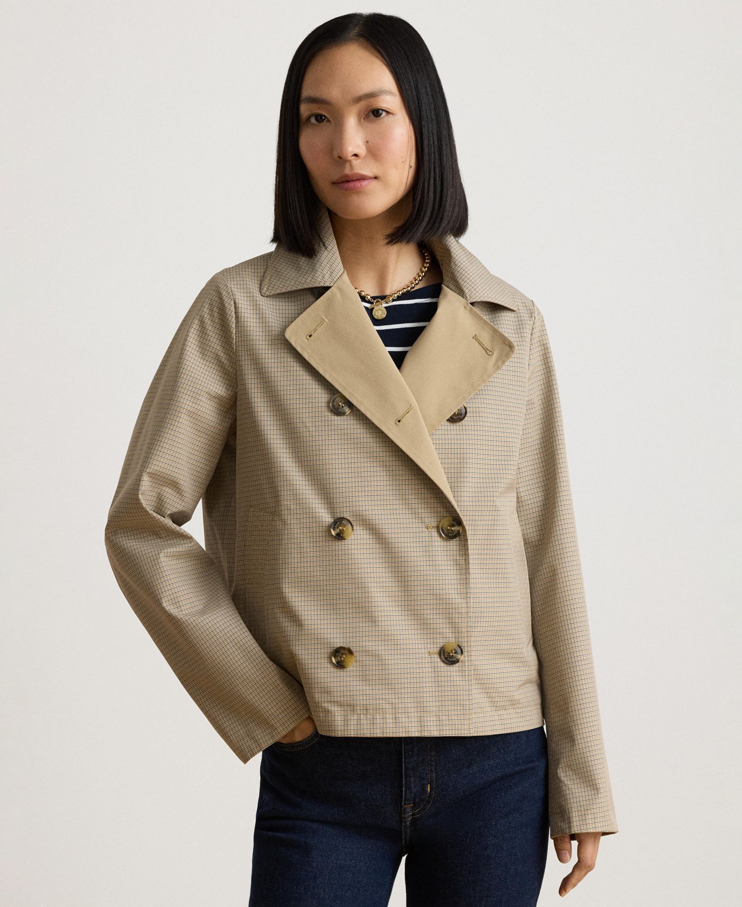 Women's Reversible Short Trench