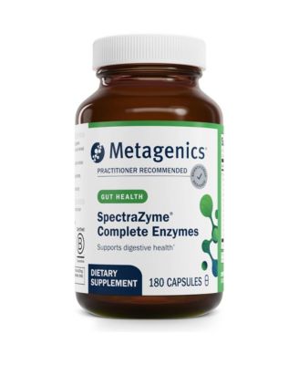 SpectraZyme Enzyme Complex Digestive Enzymes for Protein, Fat and Carbohydrate Breakdown Supports 180 Capsules