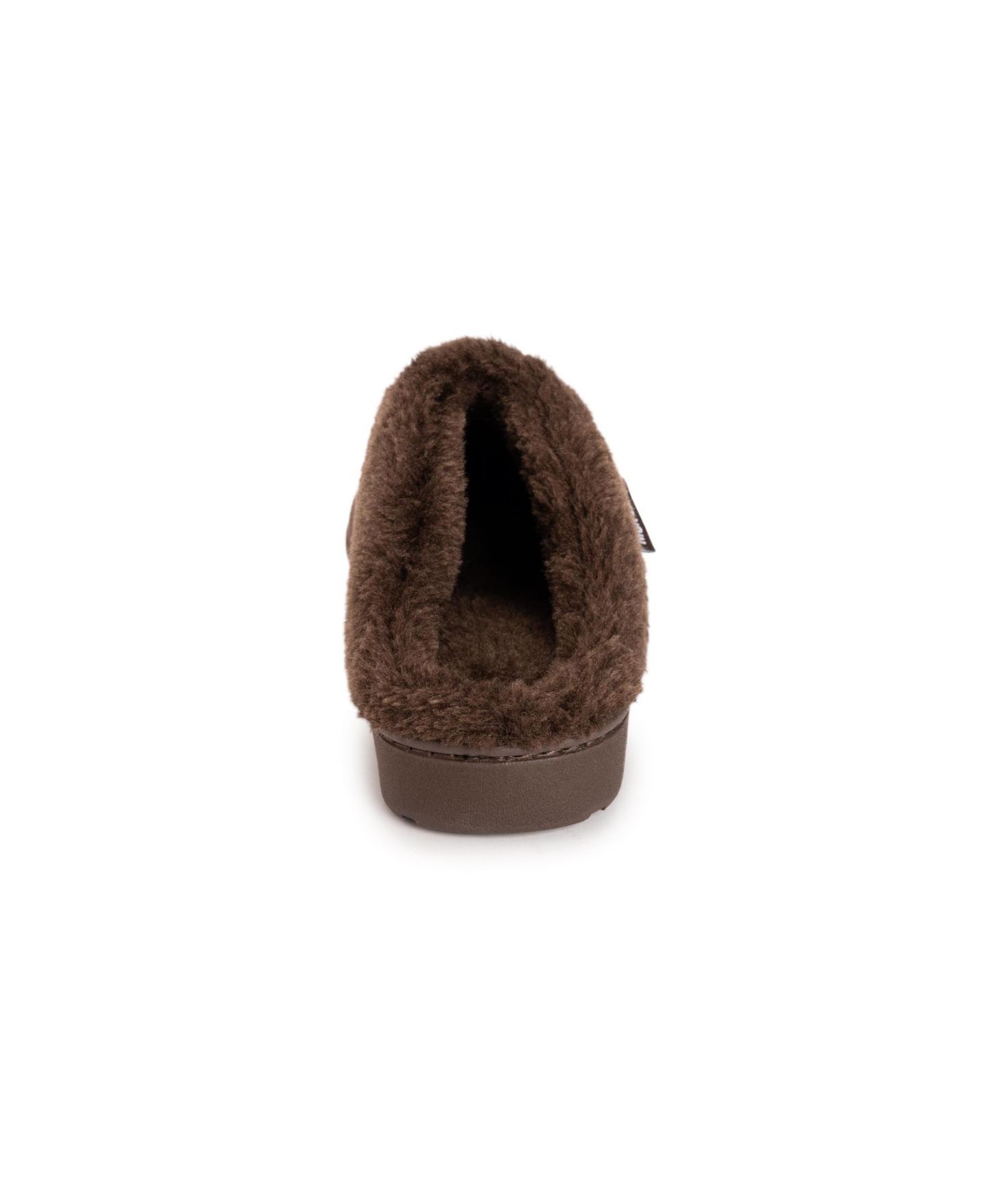 Женские сабо MUK LUKS Faux Suede Clog Slippers, цвет: Коричневый — фото 6