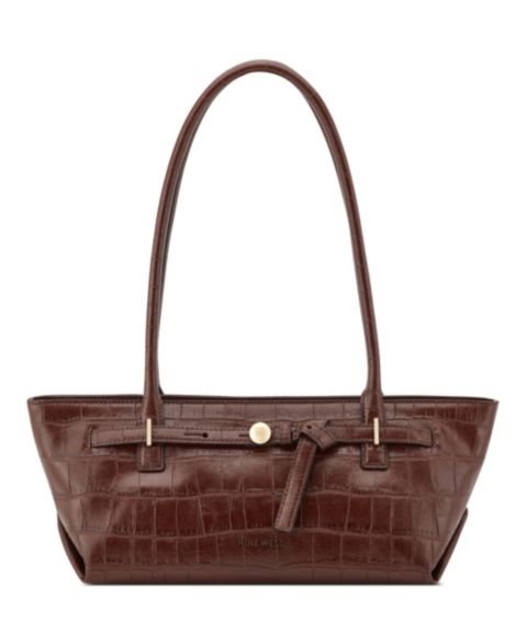 Женская сумка Nine West Wilda Large Top Handle Satchel, цвет: Красное дерево