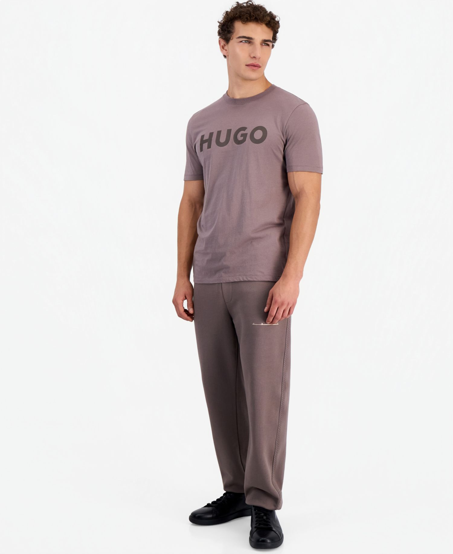 Men's Dulivio Crewneck Logo Print T-Shirt
