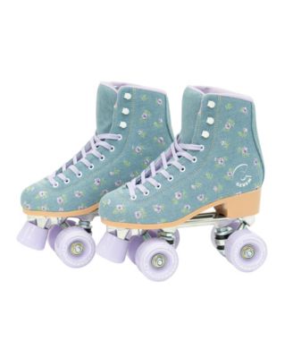 Forget Me Not Quad Roller Skates (Floral Field)