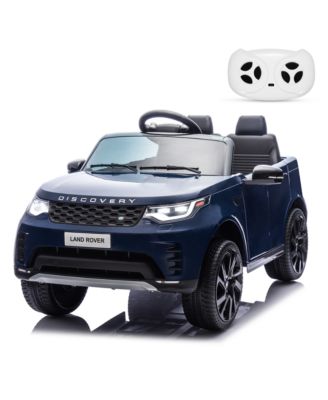 12V Licensed Land Rover 2-Seater Battery-Powered Ride-On Car with Remote Control, Ages 3-8