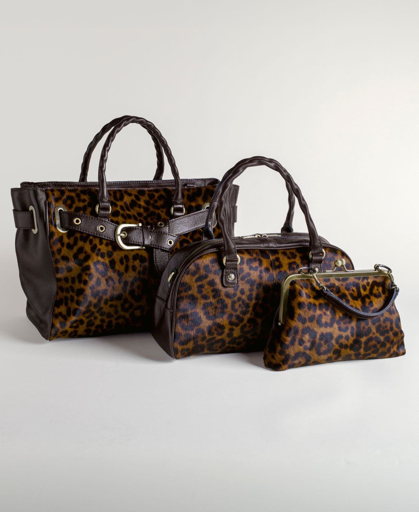 Женская сумка Patricia Nash Pomezia Zipper Large Satchel, цвет: Леопардовый — фото 6