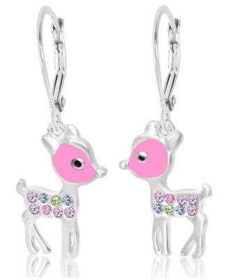 Kids Deer Hypoallergenic Earrings for Girls with Leverbacks