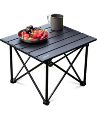 Ultralight Camping Table, Compact Aluminum Folding Table with Carry Bag for Outdoor Picnic BBQ Cooking