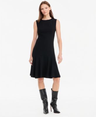 Women's Devon Sleeveless Fit & Flare Knee-Length Dress