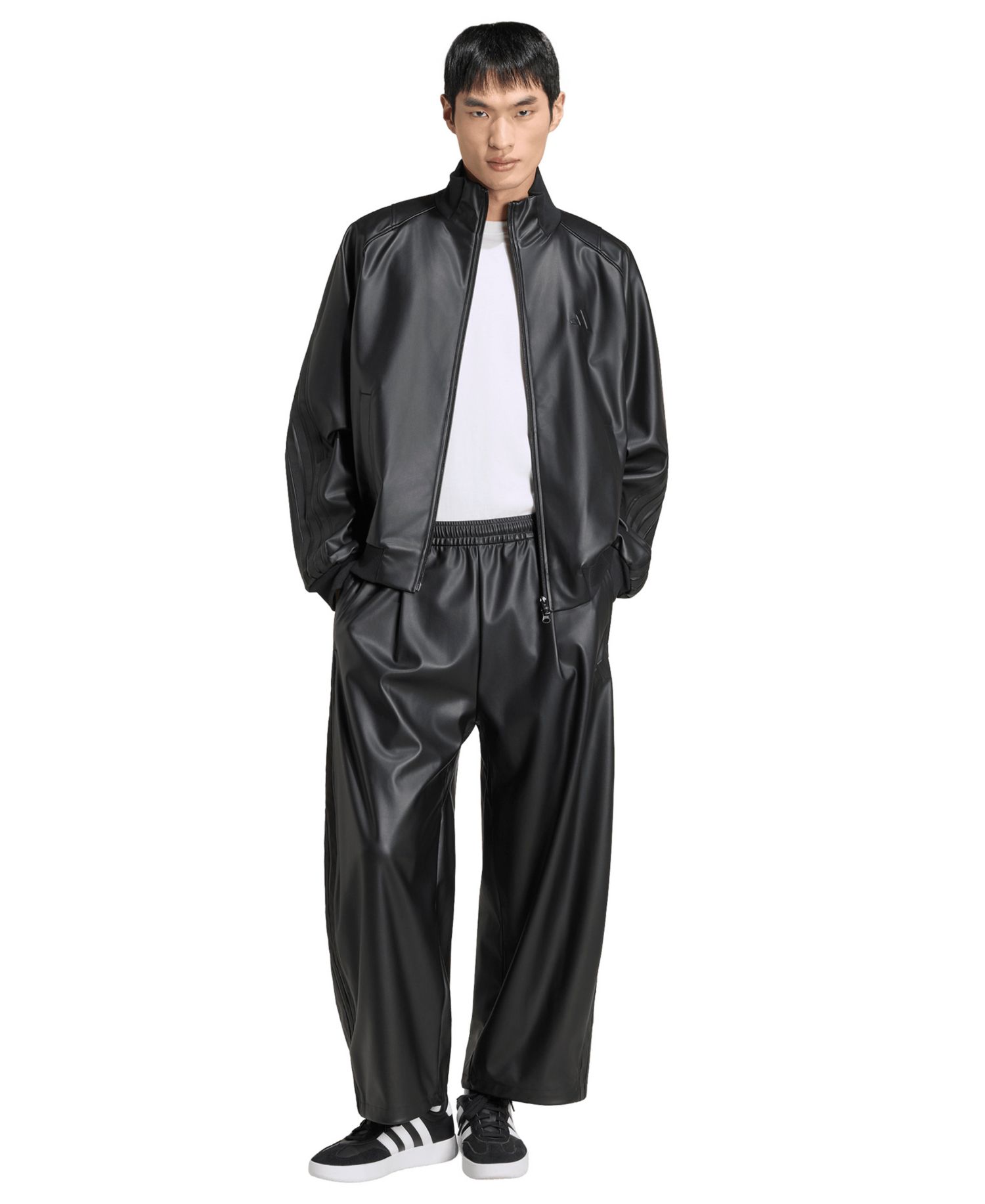 Stadium Faux Leather Jacket