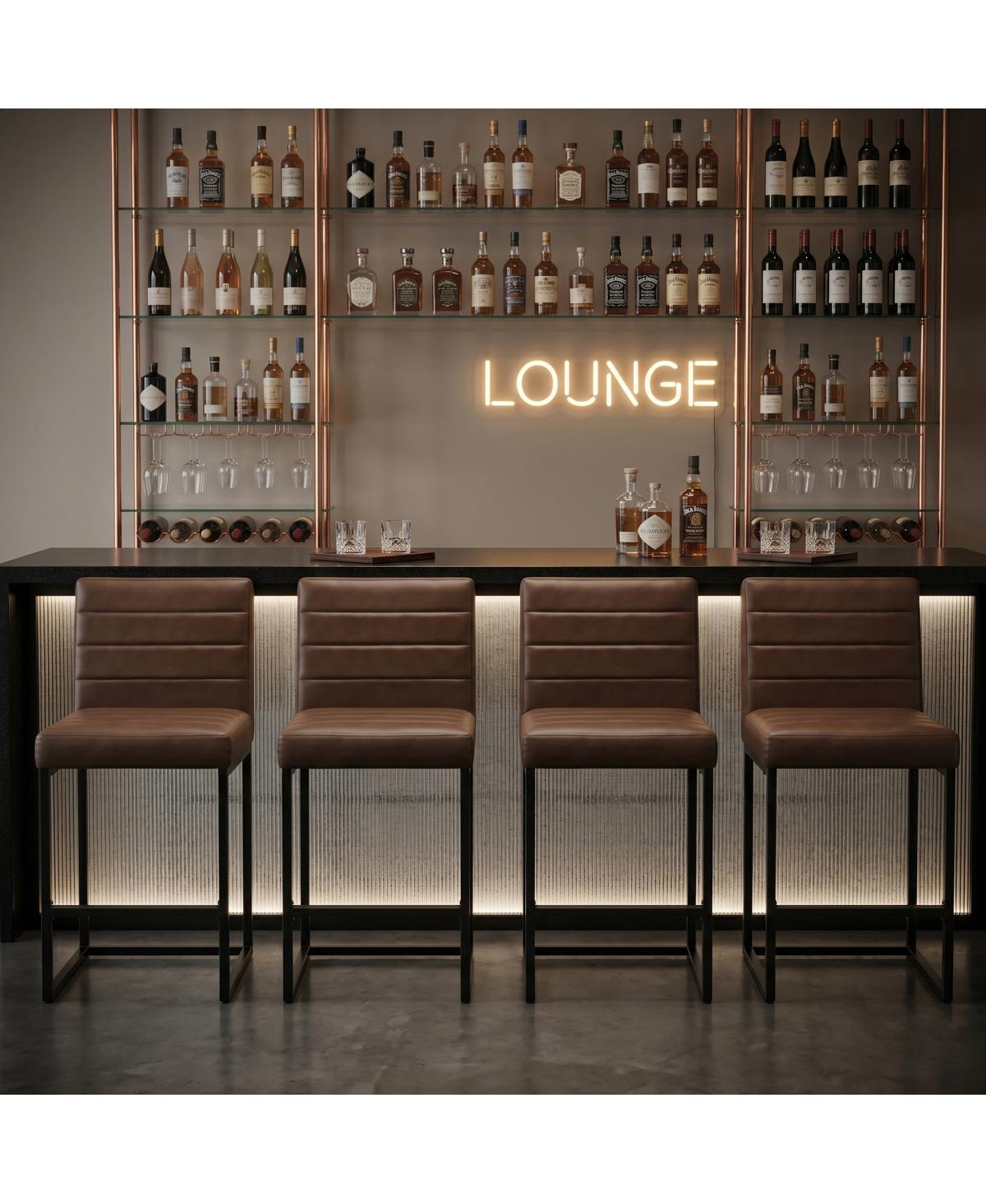 Streamdale Furniture 25.6" Counter Height Bar Stools Set of 4