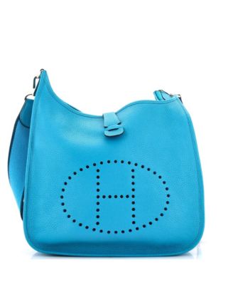 Pre-Owned Hermes GM Evelyne Bag Gen III Clemence