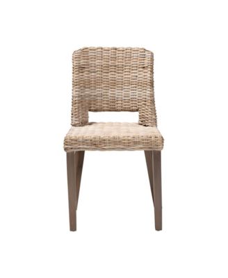 Magy 32.9" Rattan Modern Bohemian Dining Chair