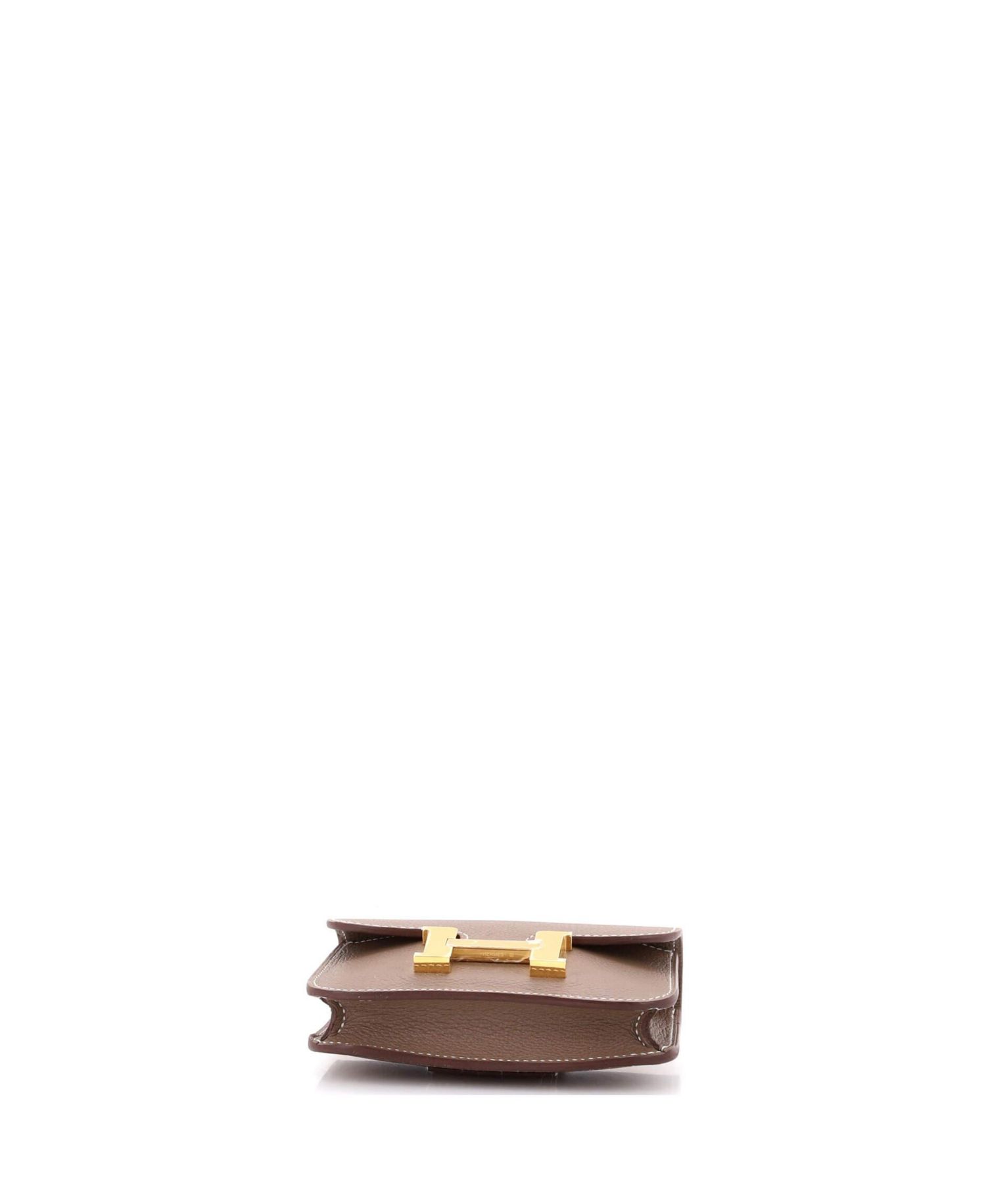 Pre-Owned Hermes Constance Slim Wallet Evercolor