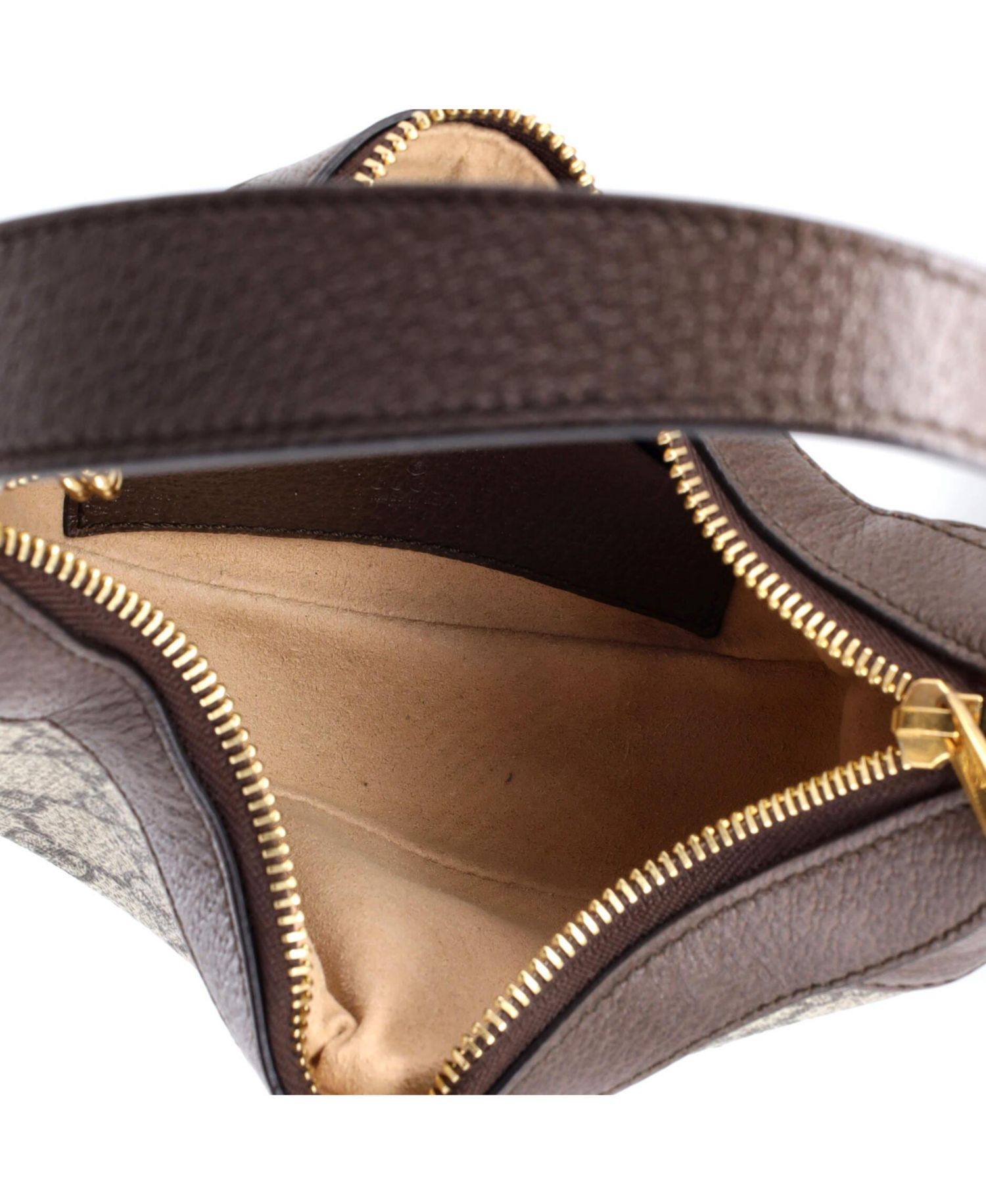 Mini Ophidia Half Moon Bag GG Coated Canvas