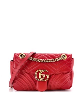 Medium GG Marmont Flap Bag Matelasse Leather