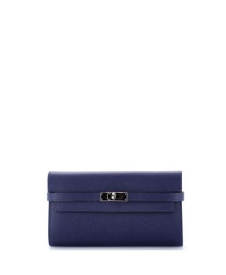 Pre-Owned Hermes Long Kelly Wallet Epsom