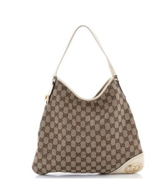 Medium New Britt Hobo GG Canvas