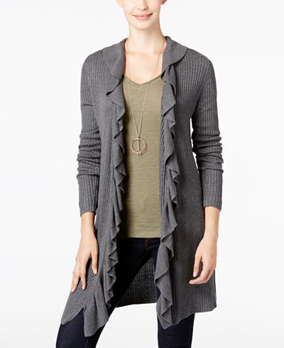 macys duster cardigan