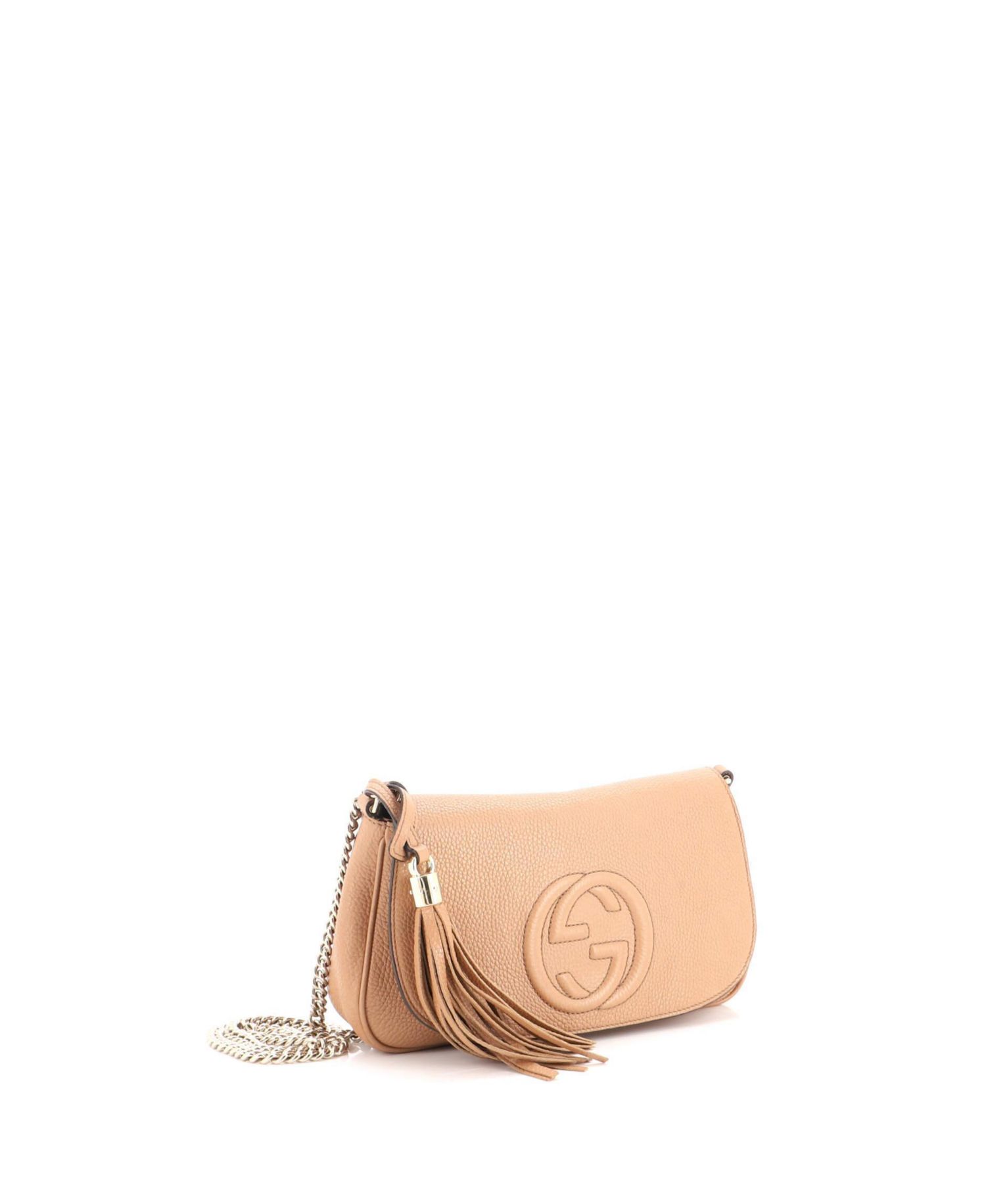 Medium Soho Chain Crossbody Bag Leather