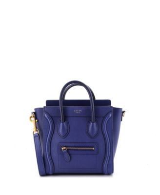 Nano Luggage Bag Grainy Leather