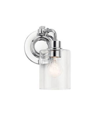 Gunnison 10" High Chrome Metal Wall Sconce