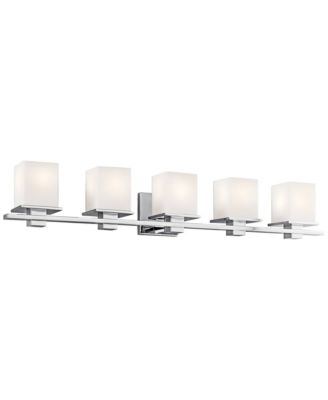 Tully 40 1/4" Wide Chrome 5-Light Bath Light