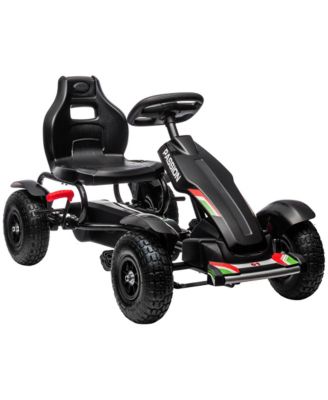 Kids Pedal Go Kart with Adjustable Seat, Handbrake, 110-lb. Capacity, Ages 5-12
